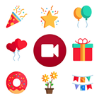 Kids Party Invitation, Birthday Video Status Maker ikona