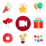 DesignerMe - Kids Birthday Invitation Video Maker icon