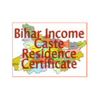 Bihar Income Caste Residence Certificate ikona