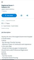 Nursing Jobs Saudi Arabia captura de pantalla 3