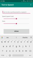 Speech Synthesis Affiche