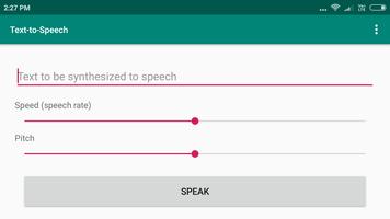 Speech Synthesis capture d'écran 2