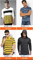 Men T-Shirts Online Shopping Affiche