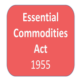 Essential Commodities Act, 1955 Zeichen
