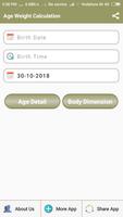 Height Weight Age Calculator capture d'écran 1