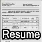 Icona Easy Resume Maker for fresher & Experienced Format