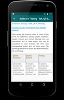 Software Testing تصوير الشاشة 1