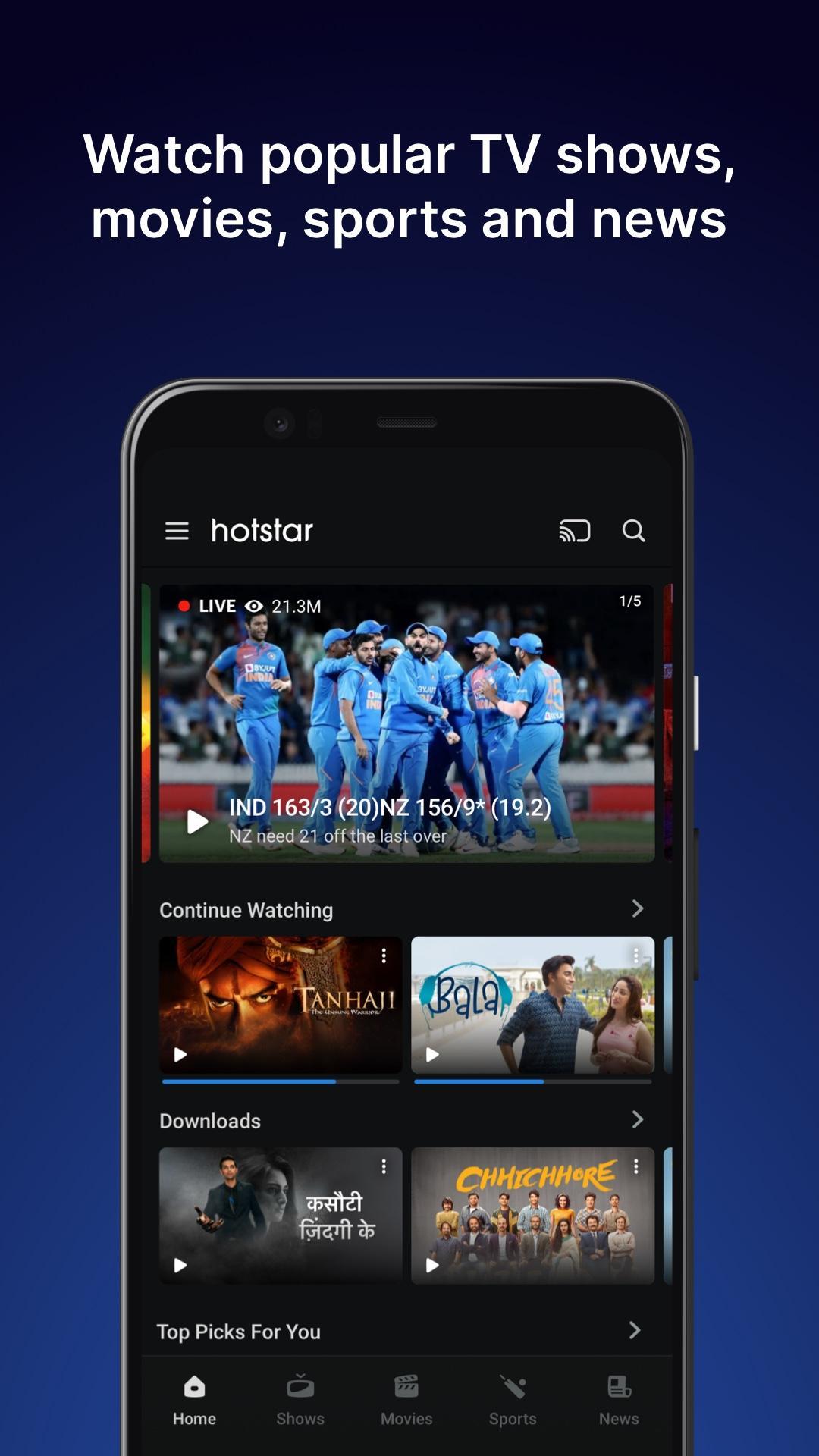 Hotstar for Android - APK Download