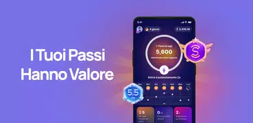 Sweatcoin • Contapassi