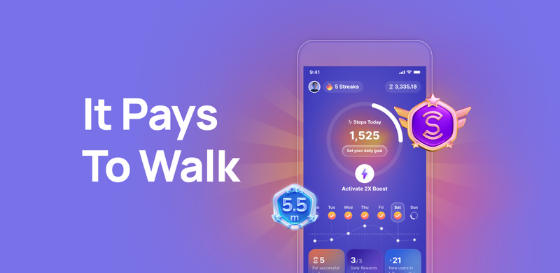 Sweatcoin・Walking Step Counter banner
