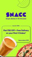 SNACC: 10-Min Food Delivery imagem de tela 1