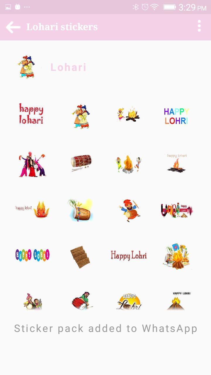 Lohri Stickers For Whatsapp App 2019 For Android Apk Download