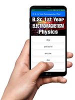 B.Sc 1st Year Electromagnetism plakat
