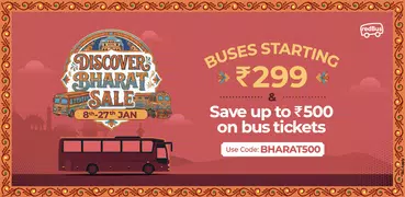 redBus Book Bus, Train Tickets