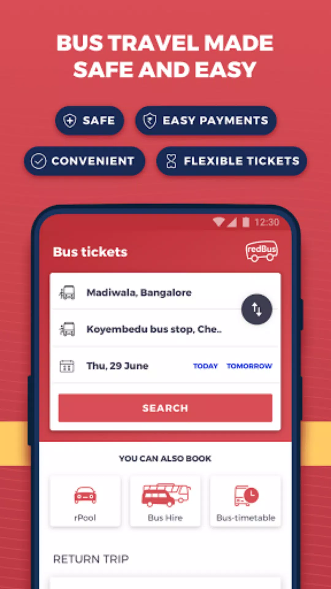 Redbus online booking