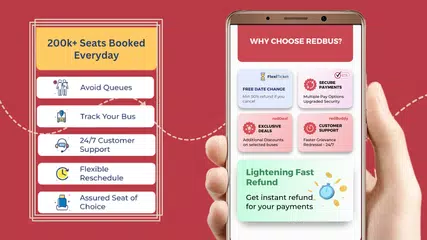 redBus Book Bus, Train Tickets XAPK Herunterladen