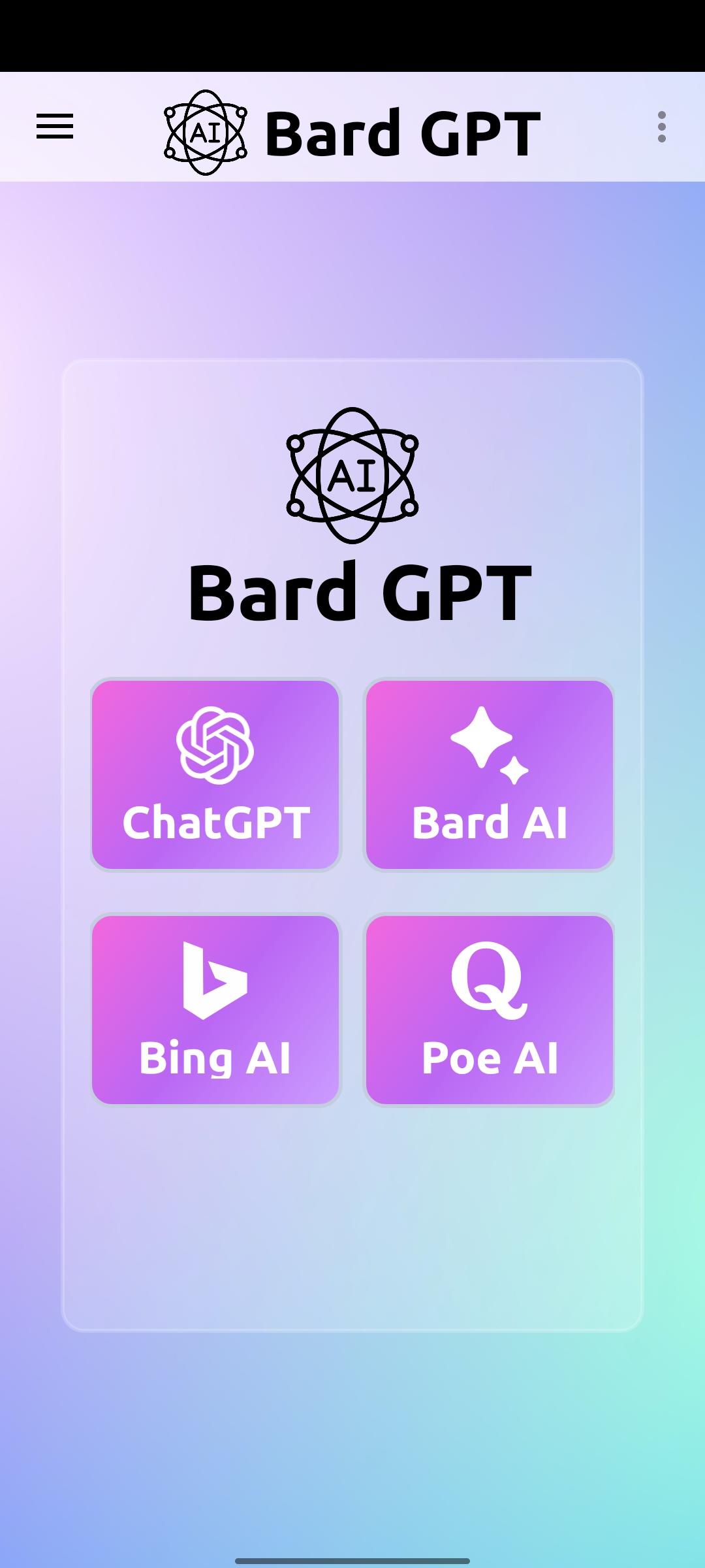 Descarga de apk de bard gpt all in one ai tool para android