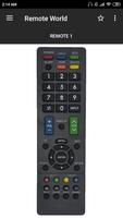 SHARP TV Remote Control Affiche