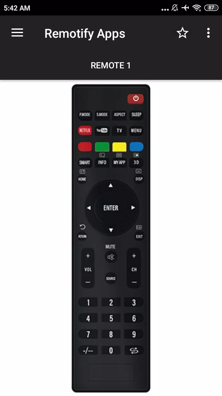 D-VISION TV Remote APK pour Android Télécharger