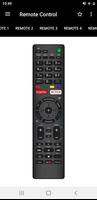 Sony TV Remote स्क्रीनशॉट 1