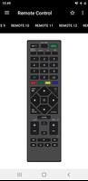 Sony TV Remote capture d'écran 3