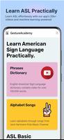 GestureAcademy- Learn ASL Easy Affiche