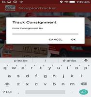 Scorpion exp Delivery Tracker Affiche
