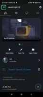JavaScript Editor - Mobile IDE Ekran Görüntüsü 1