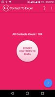 Contact To Excel poster