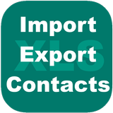 Export Import Excel Contacts 아이콘