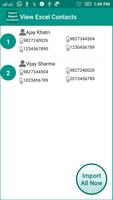 Export Import Excel Contacts screenshot 2