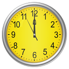 Yellow clock (Wallpapyrus pro) simgesi