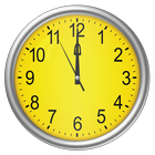 Yellow clock (Wallpapyrus pro) иконка