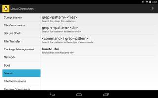 Linux Cheatsheet تصوير الشاشة 3