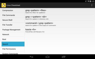 Linux Cheatsheet скриншот 3