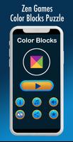 ZEN GAMES: COLOR BLOCKS PUZZLE Affiche