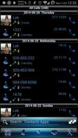 Theme RocketDial Dusk B Blue captura de pantalla 2