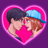 Aşk hikayesi: Gençler için romantik oyun simgesi
