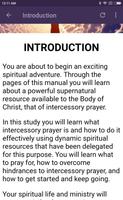 INTERCESSORY PRAYER COURSE capture d'écran 2