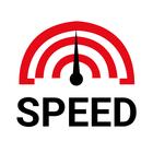اختبار سرعة الإنترنت السريع أيقونة