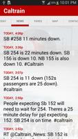 برنامه‌نما Caltrain عکس از صفحه