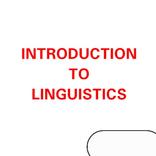 Introduction to Linguistics (Free Textbook)