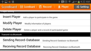 ScoreBoard（Bluetooth remote） スクリーンショット 3