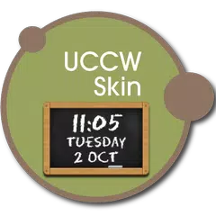 Chalkboard UCCW skin APK Herunterladen