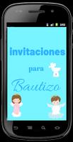 Invitaciones para Bautizo Poster