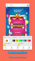 Birthday Invitation Maker :- Invitation Card Maker capture d'écran 1