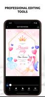 Invitation maker | Card design تصوير الشاشة 1