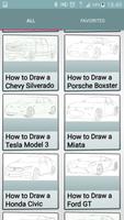 How to Draw Cars โปสเตอร์