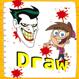 Learn Draw cartoon characters ไอคอน