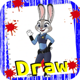 Tutorial Drawing Cartoon Chara أيقونة